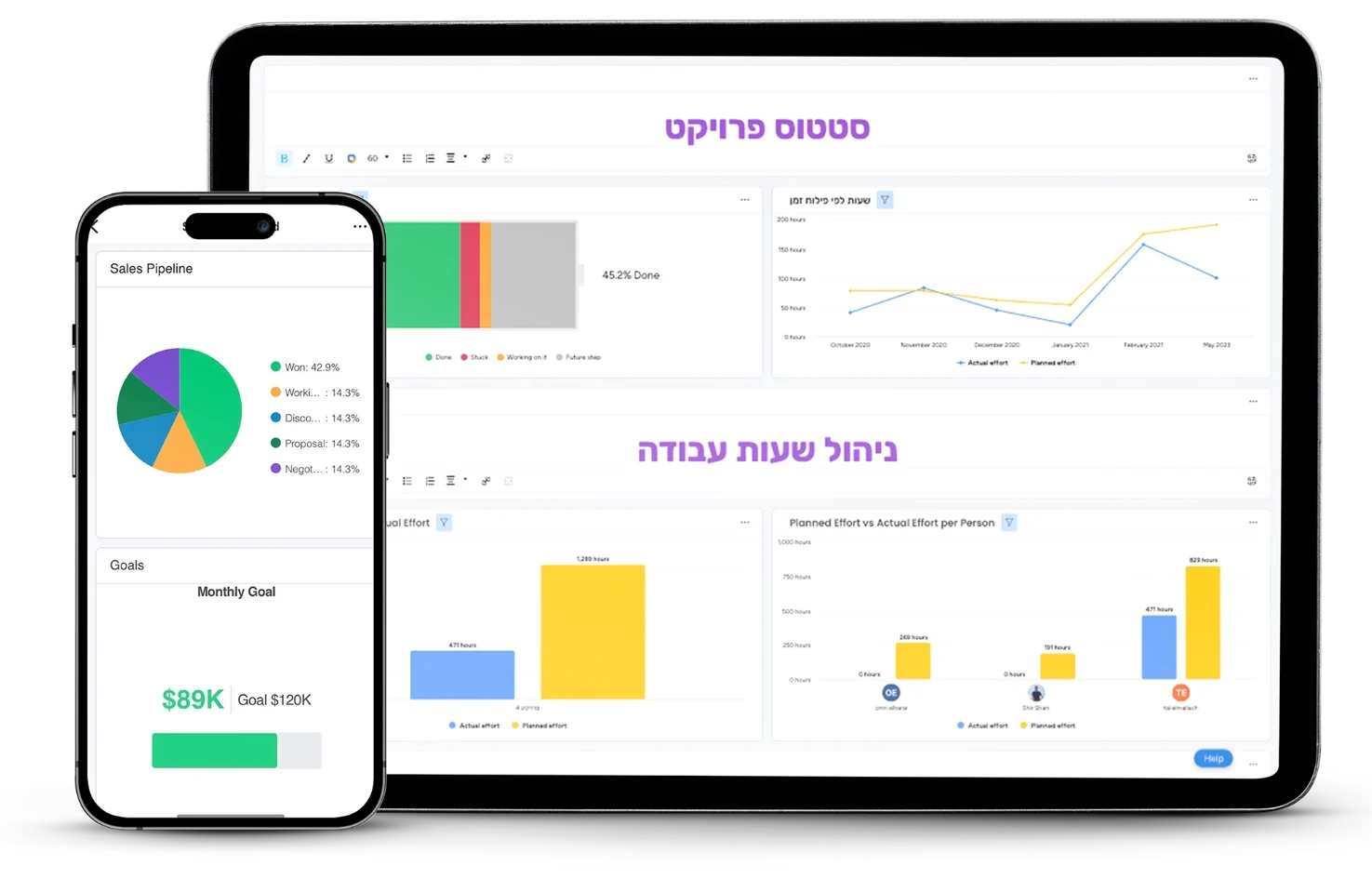 סטטוס פרויקט